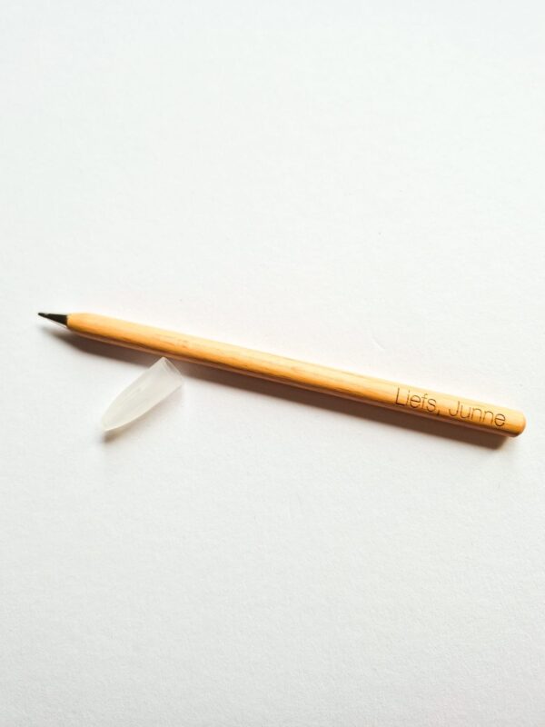 Houten pen met gravure - Afbeelding 3