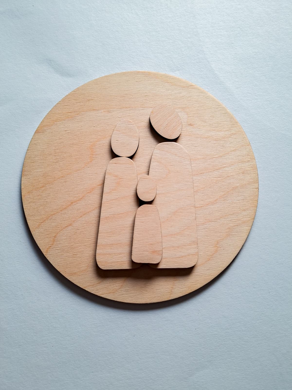 familie 3d abstract, falieportret, lijntekening familie