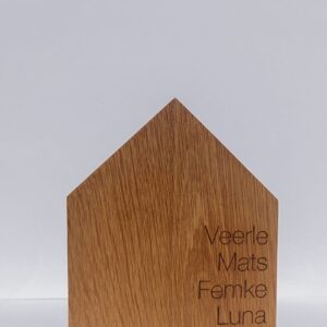 gepersonaliseerd familiehuisje, gezinshuisje